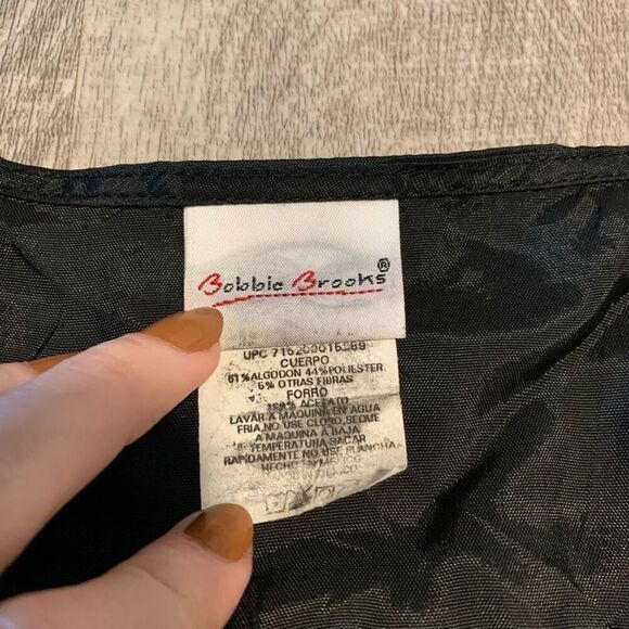 Vintage Bobbie Brooks Christmas Holiday Embroidered Vest Large 90s - Picture 4 of 8